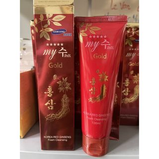 Sữa Rửa Mặt Hồng Sâm My Gold Hàn Quốc 130ml