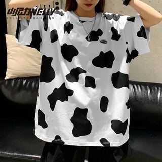 Áo thun nữ 𝗙𝗥𝗘𝗘𝗦𝗛𝗜𝗣Áo thun TRẮNG BÒ SỮA nữ freesize unisex cute hàn quốc dễ thương cao cấp giá rẻ. giá sỉ