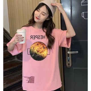 Áo thun nữ 𝗙𝗥𝗘𝗘𝗦𝗛𝗜𝗣Áo thun HỒNG TRÁI ĐÁT nữ freesize unisex cute hàn quốc dễ thương cao cấp giá rẻ. giá sỉ