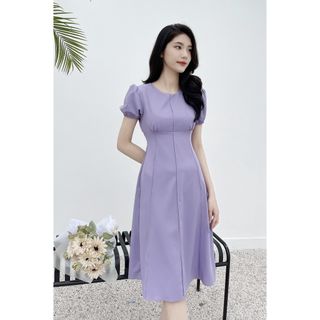 Đầm xòe tím SHE 202204