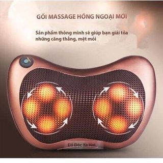 Gối masage Hồng Ngoại 8 Bi 1 chiều Massage Pillow 8028 giá sỉ