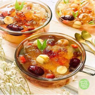 Set chè dưỡng nhan - nguyên liệu dưỡng nhan đủ vị