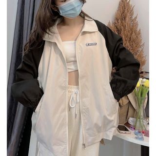 Áo khoác dù 2 lớp lót dù logo thêu đẹp