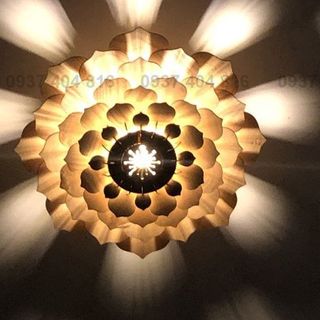 Đèn trang trí hình lá bồ đề,decor ốp tường,treo,thả trần phòng khách,phòng ngủ,nhà hàng cafe sang trọng cao cấp GD143