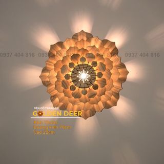 Đèn trang trí hình lá bồ đề,decor ốp tường,treo,thả trần phòng khách,phòng ngủ,nhà hàng cafe sang trọng cao cấp GD143