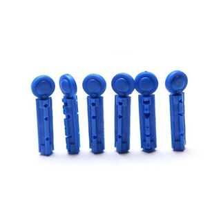 Kim chích lấy máu 4 cạnh đầu tròn dùng cho đo thử đường huyết , tiểu đường Sinocare (hộp 50 kim)