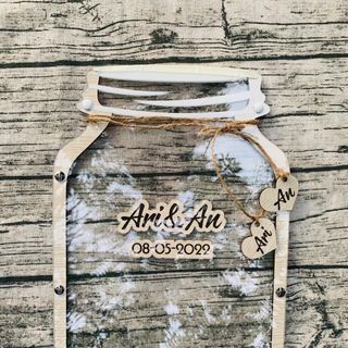 HỘP THẢ TIM BẰNG GỖ TRANG TRÍ TIỆC CƯỚI| Thao Wedding GuestBook