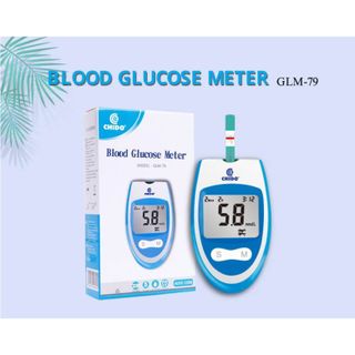 Máy Đo Đường Huyết Chido Tặng Hộp 50 Que Thử + Gói 50 Kim Lấy Máu - Bảo Hành 5 Năm Chính Hãng