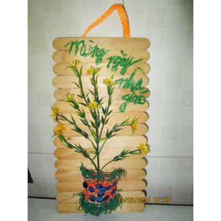 Thiệp gỗ handmade độc đẹp.