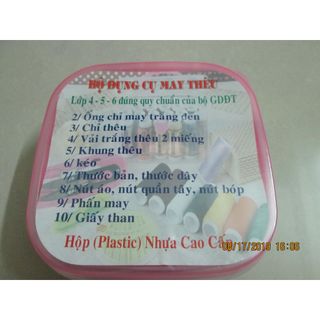 Bộ dụng cụ may thêu học sinh tiểu học