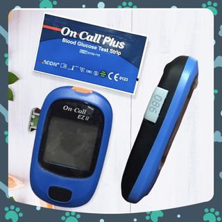 Máy Đo Đường Huyết Acon Oncall Ez II (Bảo Hành Trọn Đời) Tặng Hộp Que Thử Đường Huyết On Call Plus