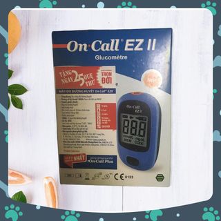 Máy Đo Đường Huyết Acon Oncall Ez II (Bảo Hành Trọn Đời) Tặng Hộp Que Thử Đường Huyết On Call Plus