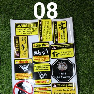 Tem dán sticker dán xe, điện thoại, máy tính Tem phượt