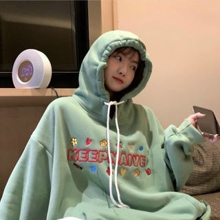 Áo hoodie nón 2 lớp bao rộng che mưa nắng