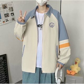 Áo khoác dù 2 lớp lót logo thêu ở ngực