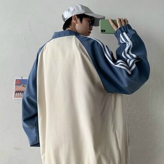 Áo khoác dù 2 lớp lót logo thêu tay phối viền