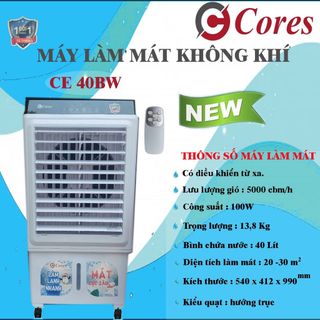 MÁY LÀM MÁT KHÔNG KHÍ CORES CE40BW giá sỉ