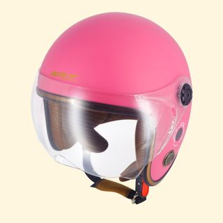MŨ BẢO HIỂM NAM SRT - KÍNH LIỀN VIỀNG ĐÔNG - HỒNG NHÁM