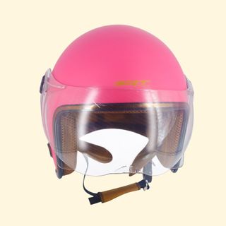 MŨ BẢO HIỂM NAM SRT - KÍNH LIỀN VIỀNG ĐÔNG - HỒNG NHÁM