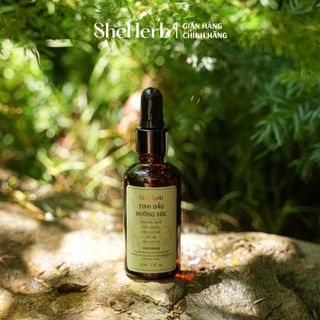 Tinh Dầu Dưỡng Tóc Mọc Tóc Vỏ Bưởi, Dầu Mắc Ca Thuần Chay She Herb Phục Hồi Tóc Hư Tổn Nặng 50ml