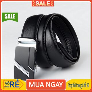 Thắt Lưng Nam, Dây Nịt Nam, Thắt Lưng Thời Trang Công Sở Khóa Tự Động Chất Liệu Da Cao Cấp Sang Trọng