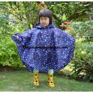 Áo Mưa Cánh Bướm Cho Bé, Hình Ảnh Dễ Thương, Vải Dù Chống Thấm, Độ Bền Cao (Được Chọn Màu)