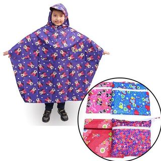Áo Mưa Cánh Bướm Cho Bé, Hình Ảnh Dễ Thương, Vải Dù Chống Thấm, Độ Bền Cao (Được Chọn Màu)