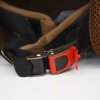 Mũ bảo hiểm 3/4 Ruby SRT Đen - viền vàng, lót nâu cao cấp BH 12 Tháng - tặng lưỡi trai