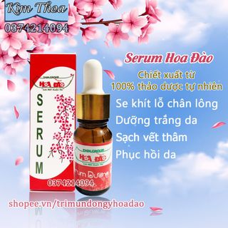 Serum dưỡng da, se khít lỗ chân lông và phục hồi da Hoa Đào 12ml