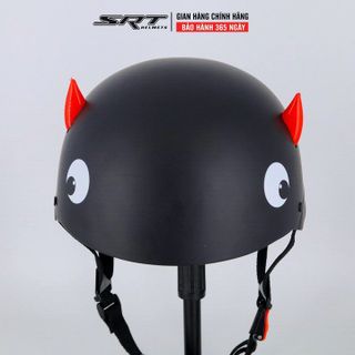 Mũ bảo hiểm nửa đầu có sừng SRT