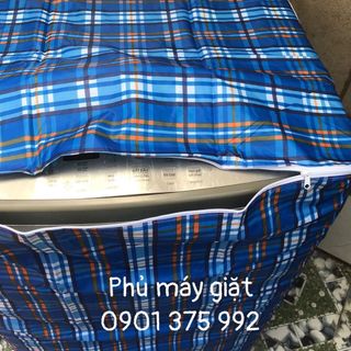 Áo Trùm Máy Giặt Cửa Trên 7-8kg Vải Dù Chống Nước, Bụi, Nắng, Rách Bền Đẹp