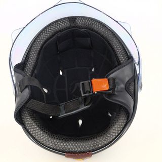 Mũ bảo hiểm nửa đầu SRT - 1/2 KÍNH VIỀN ĐỒNG - chống tia UV cao cấp