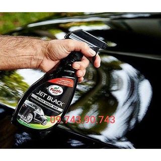 Chai Xịt Bóng Nhanh Sơn Xe Đen Turtle Wax Jet Black 680ml