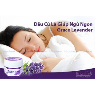 Dầu Cù Là Lavender, Dầu cù là Giúp Ngủ Ngon Grace Thái Lan mùi thơm dễ chịu giúp thư giản giảm stress ngon giấc hơn giá sỉ