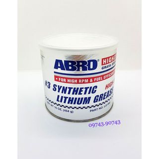 Mỡ Bò Xanh Đen ABRO Synthetic Lithium Grease USA 454g giá sỉ