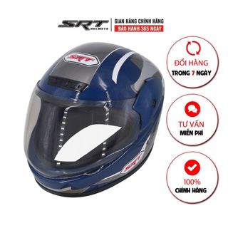 Mũ bảo hiểm fullface SRT A541 tem ADS màu xanh đen giá sỉ