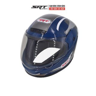 Mũ bảo hiểm fullface SRT A541 tem ADS màu xanh đen