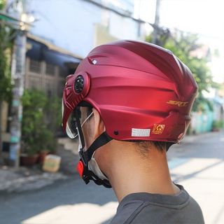 [Mã BMBAU50 giảm 7% đơn 99K] Mũ bảo hiểm nửa đầu SRT A760K lót ép nhiệt có thông gió làm mát - BH 12 tháng