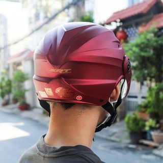 [Mã BMBAU50 giảm 7% đơn 99K] Mũ bảo hiểm nửa đầu SRT A760K lót ép nhiệt có thông gió làm mát - BH 12 tháng
