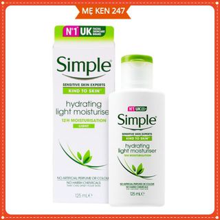 Kem dưỡng ẩm FREESHIPKem Dưỡng Ẩm cho da khô mụn Simple Kind To Skin Protecting Light Moisturiser
