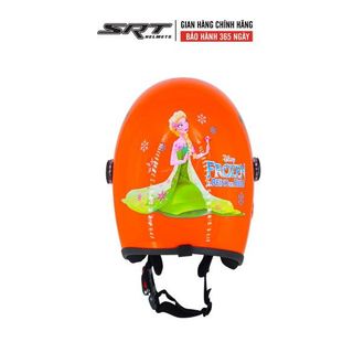 Mũ bảo hiểm 3/4 trẻ em SRT màu cam