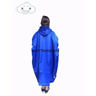 Áo mưa BIT không xẻ tà vải dù size nữ (1m4 tính luôn cả nón) giao màu ngẫu nhiên