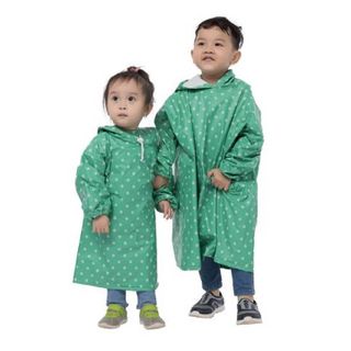 Áo Mưa Bít Trẻ Em Vải Dù Siêu Dày, Chống Thấm Nước, Che Kín Người An Toàn, Có Lựa Chon Size ( Giao Màu Ngẫu Nhiên)