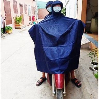Áo Mưa Cánh Dơi 2 Đầu Vải Dù Siêu Dày, Hàng VN, Khổ To Rộng Cho 2 Người, An Toàn Cho Người Sử Dụng