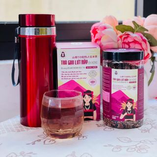 Trà gạo lứt rẫy Bh.nong hộp 500gr, thải độc tốt cho sức khỏe, giữ dáng, đẹp da