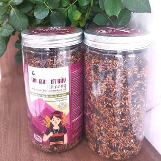 Trà gạo lứt rẫy Bh.nong hộp 500gr, thải độc tốt cho sức khỏe, giữ dáng, đẹp da