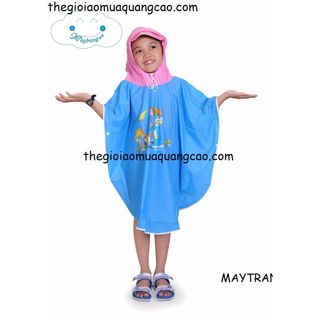 Áo mưa cánh dơi trẻ em nhiều mẫu dễ thương