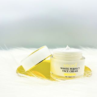 Kem dưỡng trắng da mặt Yococi giúp sáng da, dưỡng ẩm, mờ thâm nám, chống lão hóa White Perfect Face Cream Day-Night 20g