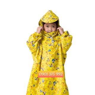 Áo Mưa Bit Trẻ Em Từ 5 - 13 Tuổi (Được Chọn Màu)