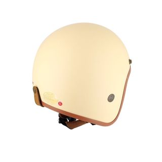 Mũ bảo hiểm 3/4 SRT classic kem vani nhám tặng kèm lưỡi trai